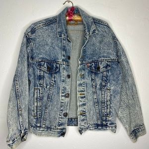 Vintage 80S 90S Levi’s Denim Jean Trucker Jacket M